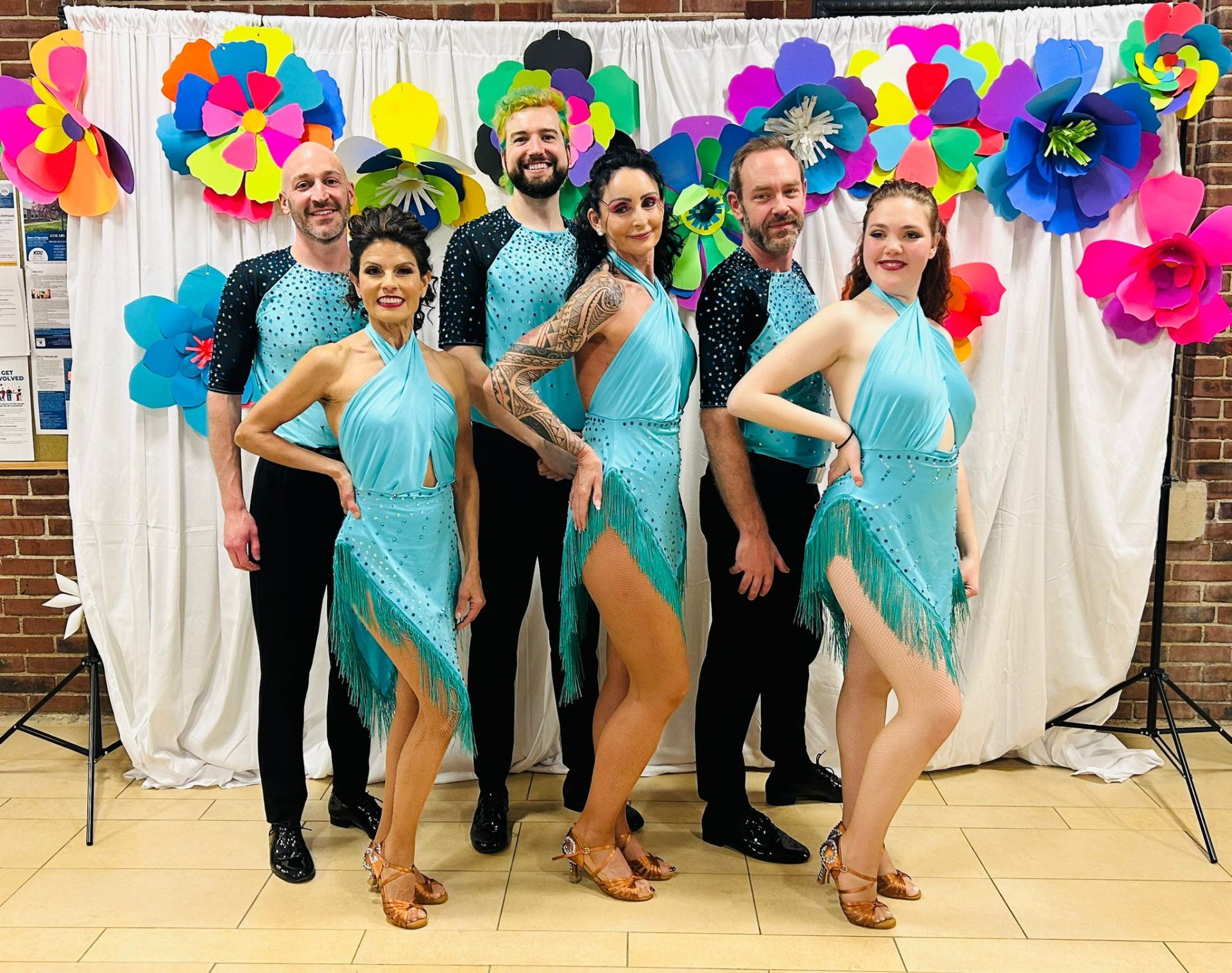 Latin dance social night at Manchester NH dance studio